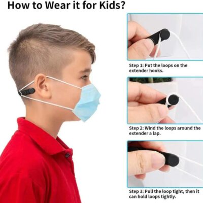 Ear Protectors For Masks, Ear Protection, Adjustable Ear Loop Extender, 10 Pack  Brookwood Medical