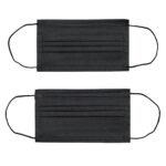 FuturePPE 3 Ply Disposable Face Mask - Surgical Masks Black-on-Black-500-Masks FuturePPE
