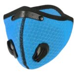 FuturePPE Mesh Sports Mask with 5-Layer Carbon Activated Filter Baby-Blue FuturePPE