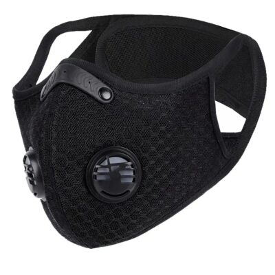 FuturePPE Mesh Sports Mask with 5-Layer Carbon Activated Filter Black FuturePPE
