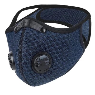 FuturePPE Mesh Sports Mask with 5-Layer Carbon Activated Filter Navy FuturePPE