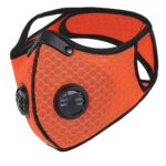 FuturePPE Mesh Sports Mask with 5-Layer Carbon Activated Filter Orange FuturePPE
