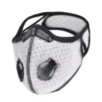 FuturePPE Mesh Sports Mask with 5-Layer Carbon Activated Filter White FuturePPE