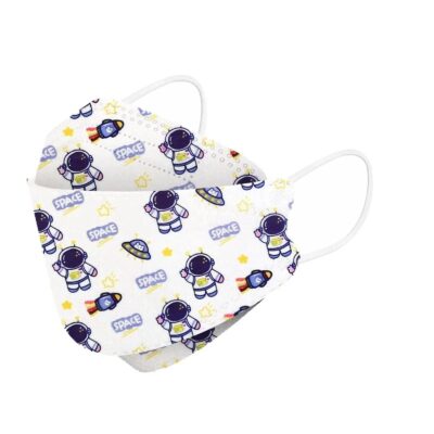 Kids KF94 Face Masks - Disposable Mask For Children Astronauts-30-Masks FuturePPE