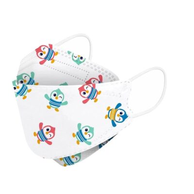 Kids KF94 Face Masks - Disposable Mask For Children Cute-Birds-30-Masks FuturePPE
