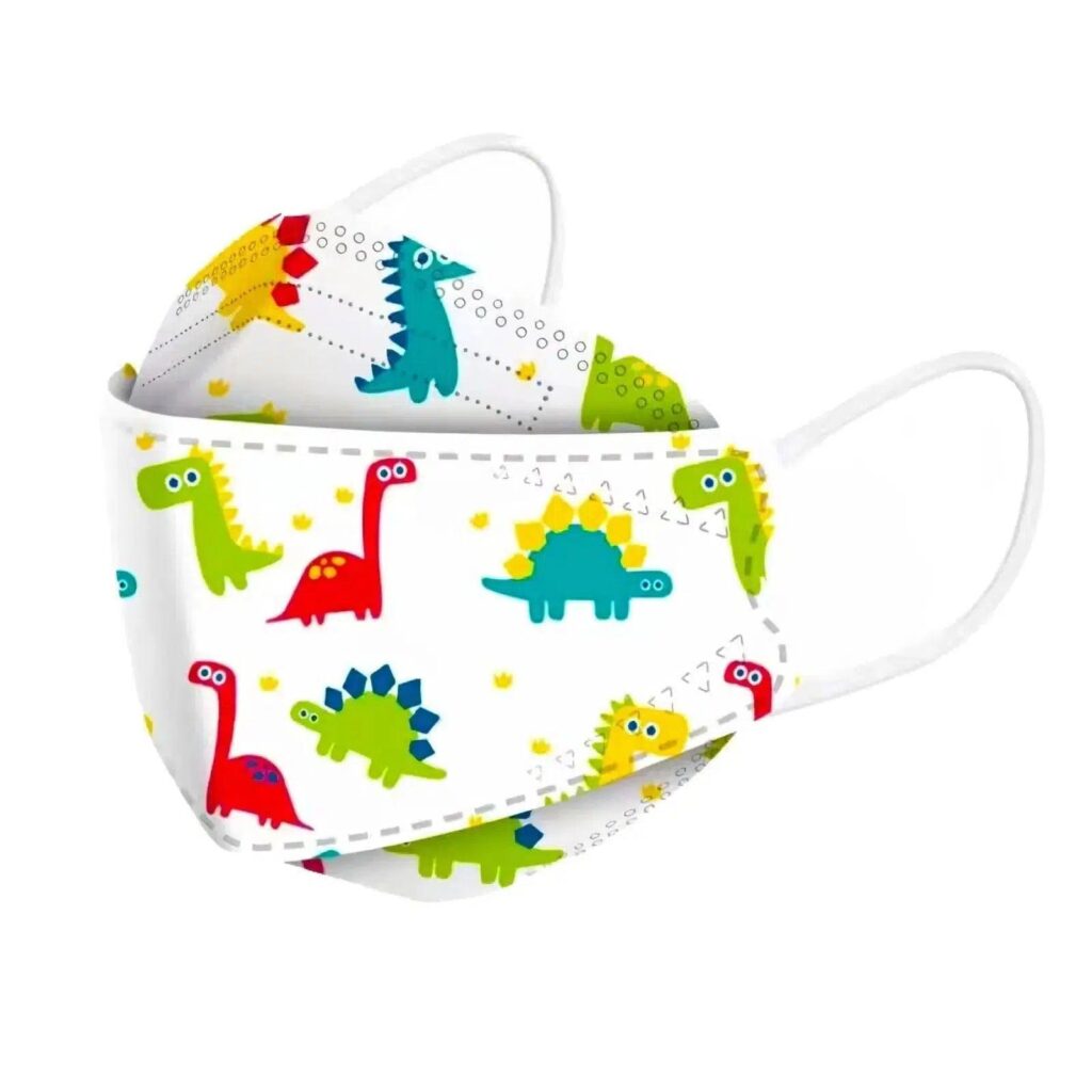 Kids KF94 Face Masks - Disposable Mask For Children Dinosaurs-30-Masks FuturePPE