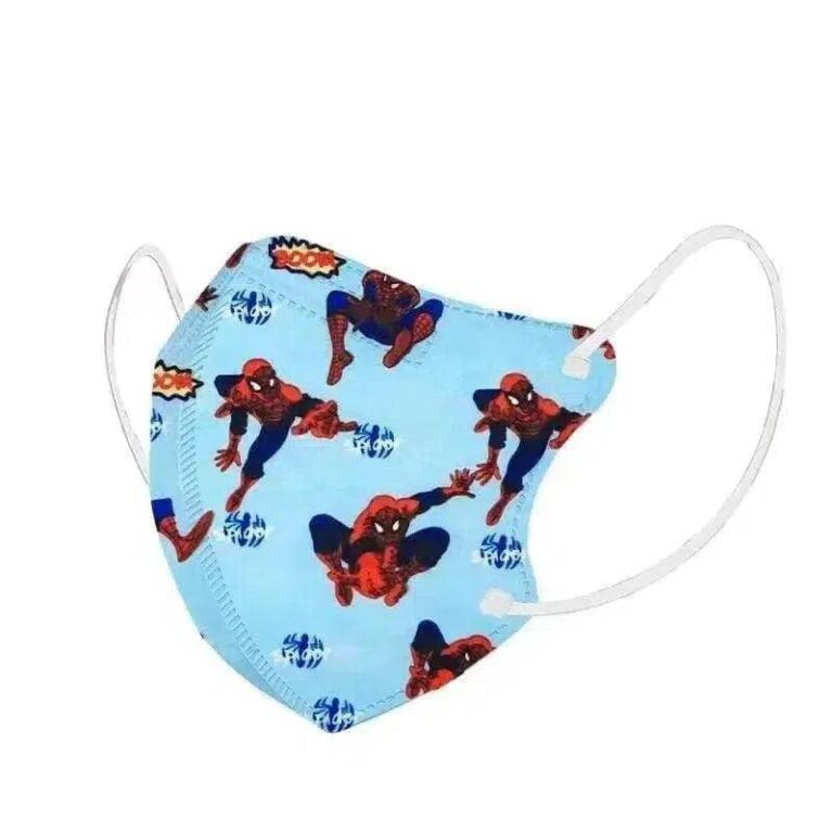 Kids KN95 Face Masks, K95 Disposable Blue-Spider-Man-30-Masks FuturePPE