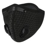 Kids Mesh Sports Mask with 5-Layer Carbon Activated Filter Black FuturePPE