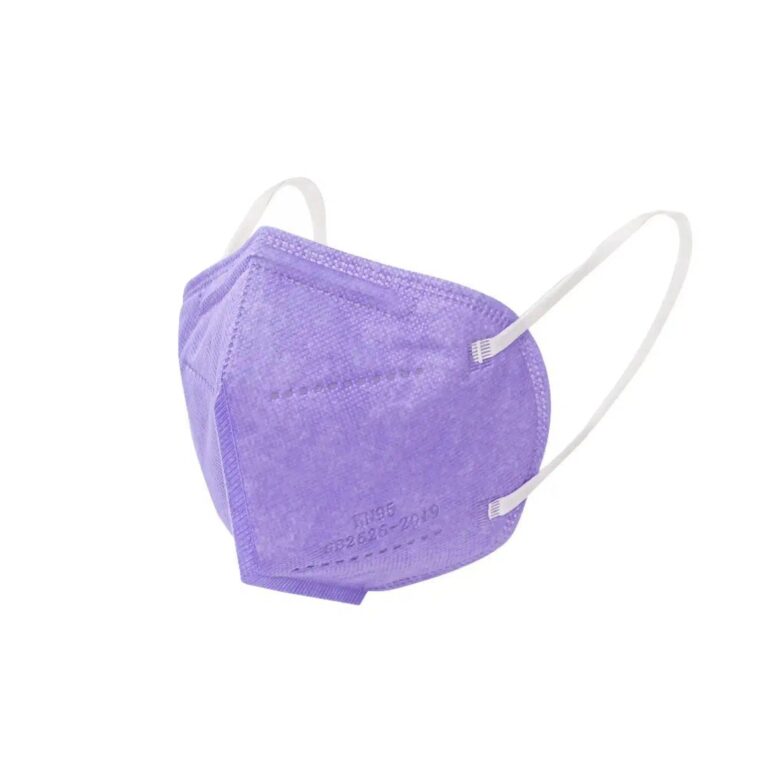 Standard KN95 Face Masks, CE Certified, 5PLY, Protective Mask, K95 Respirator Lavender-500-Masks FuturePPE