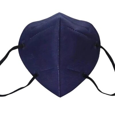 Standard KN95 Face Masks, CE Certified, 5PLY, Protective Mask, K95 Respirator Navy-500-Masks FuturePPE