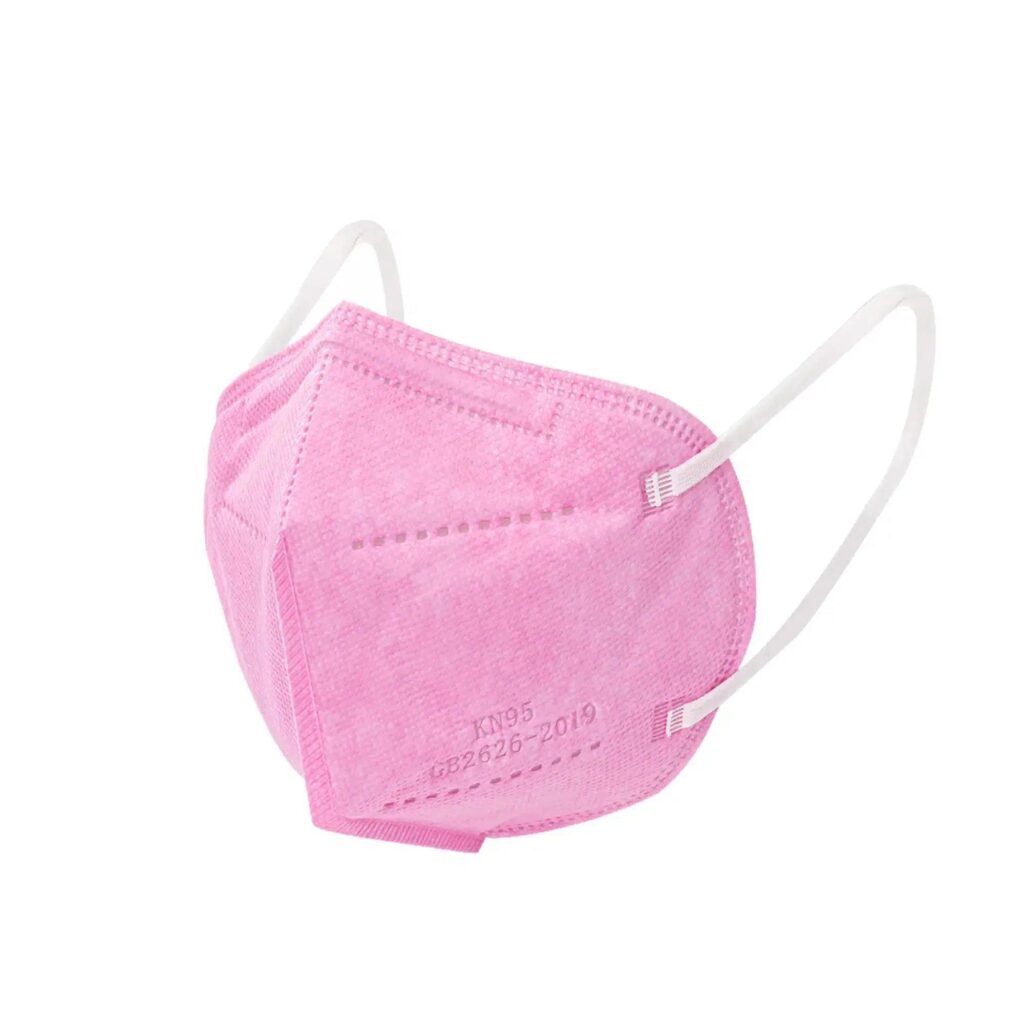 Standard KN95 Face Masks, CE Certified, 5PLY, Protective Mask, K95 Respirator Pink-500-Masks FuturePPE