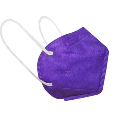 Standard KN95 Face Masks, CE Certified, 5PLY, Protective Mask, K95 Respirator Purple-500-Masks FuturePPE