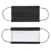 FuturePPE 3 Ply Disposable Face Mask - Surgical Masks Black-On-White-500-Masks FuturePPE