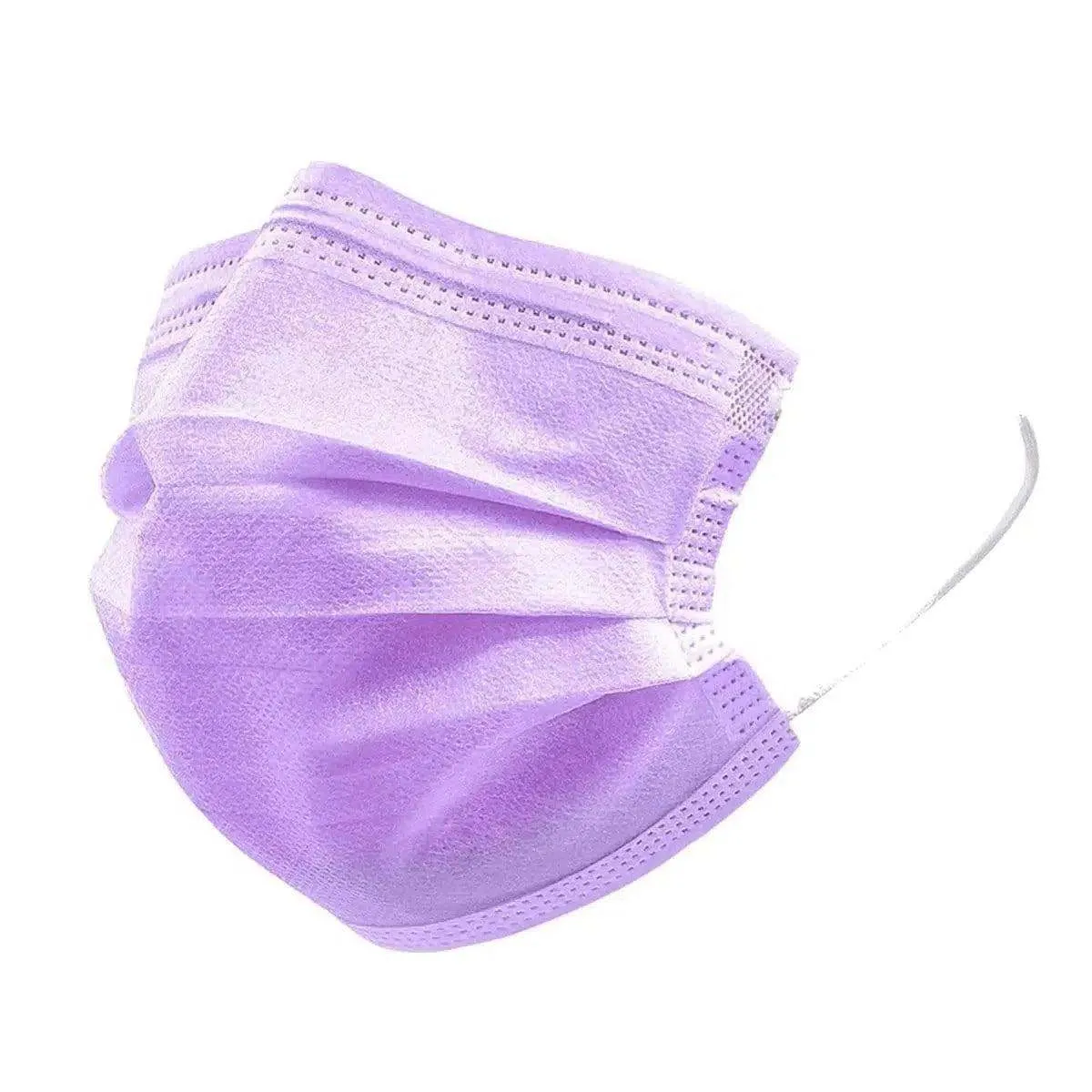 FuturePPE 3 Ply Disposable Face Mask - Surgical Masks Lavender-500-Masks FuturePPE
