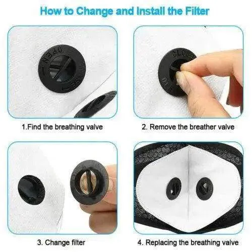 FuturePPE Mesh Sports Mask with 5-Layer Carbon Activated Filter  FuturePPE