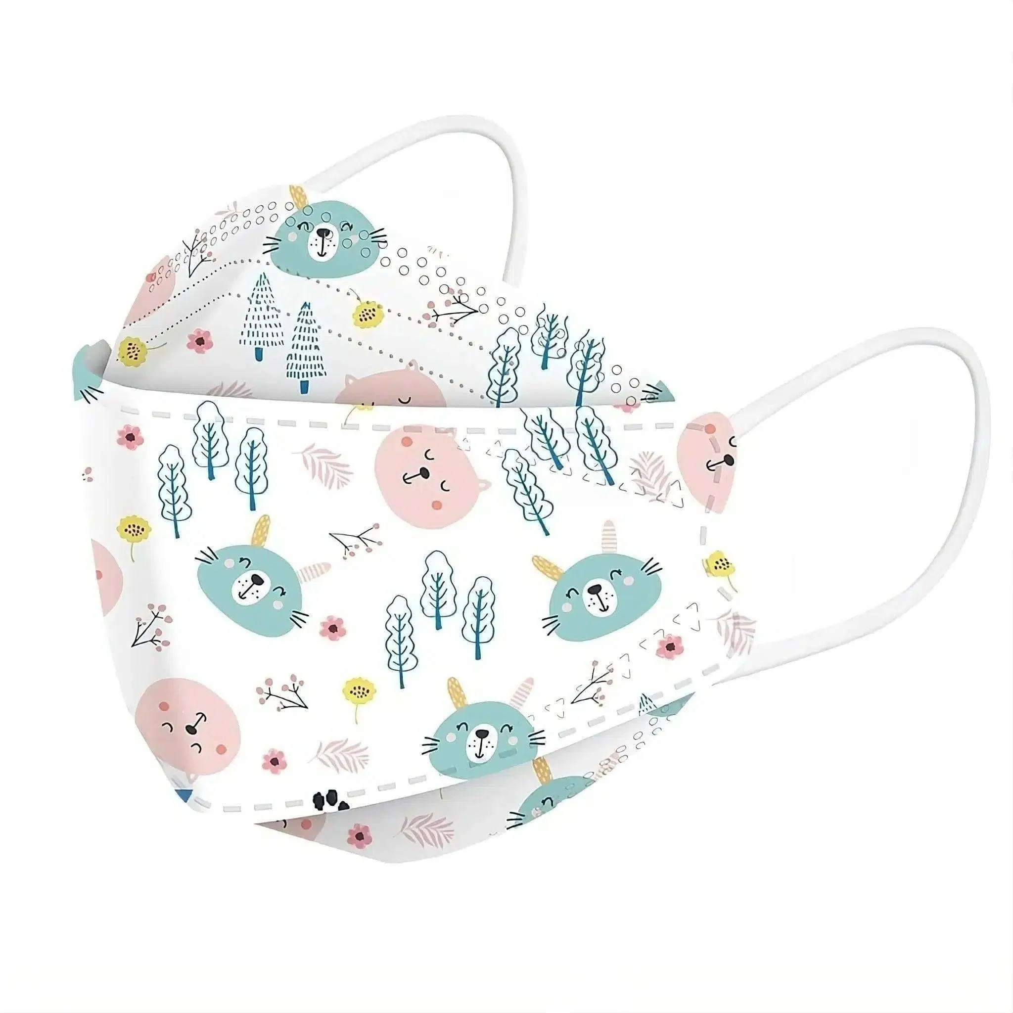 Kids KF94 Face Masks White-Cat-30-Masks Brookwood Medical