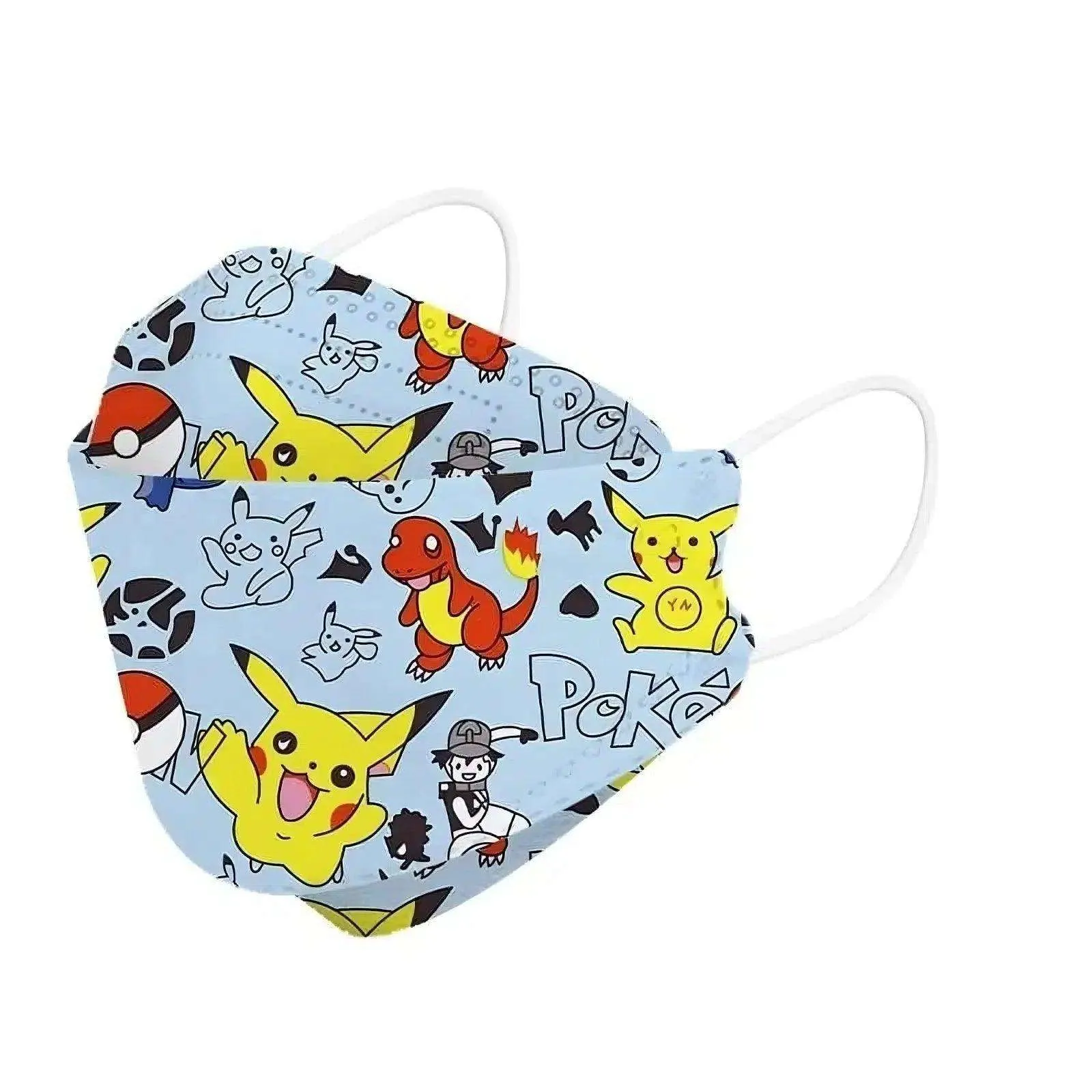 Kids KF94 Face Masks - Disposable Mask For Children Pokemon-30-Masks FuturePPE