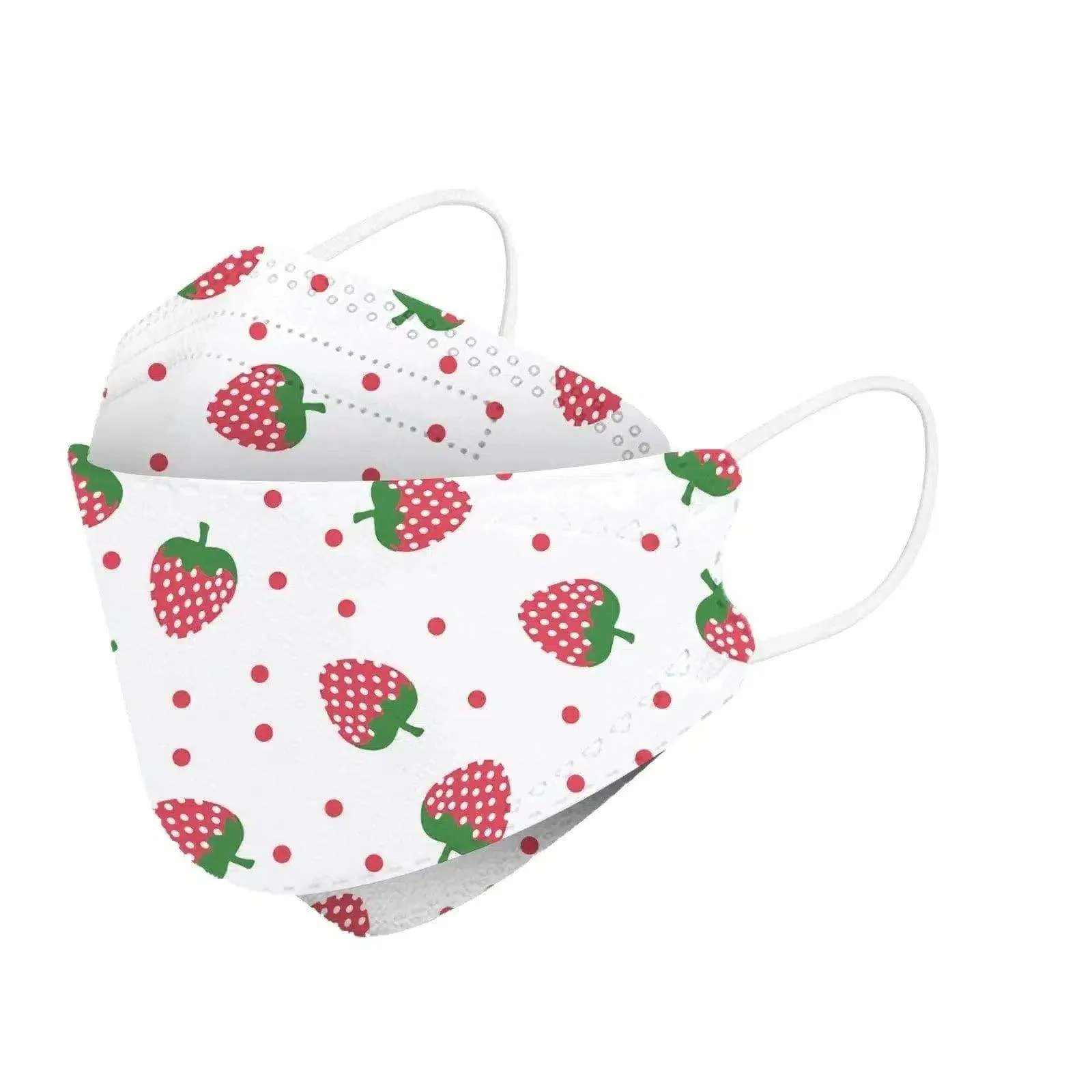 Kids KF94 Face Masks - Disposable Mask For Children Strawberries-30-Masks FuturePPE
