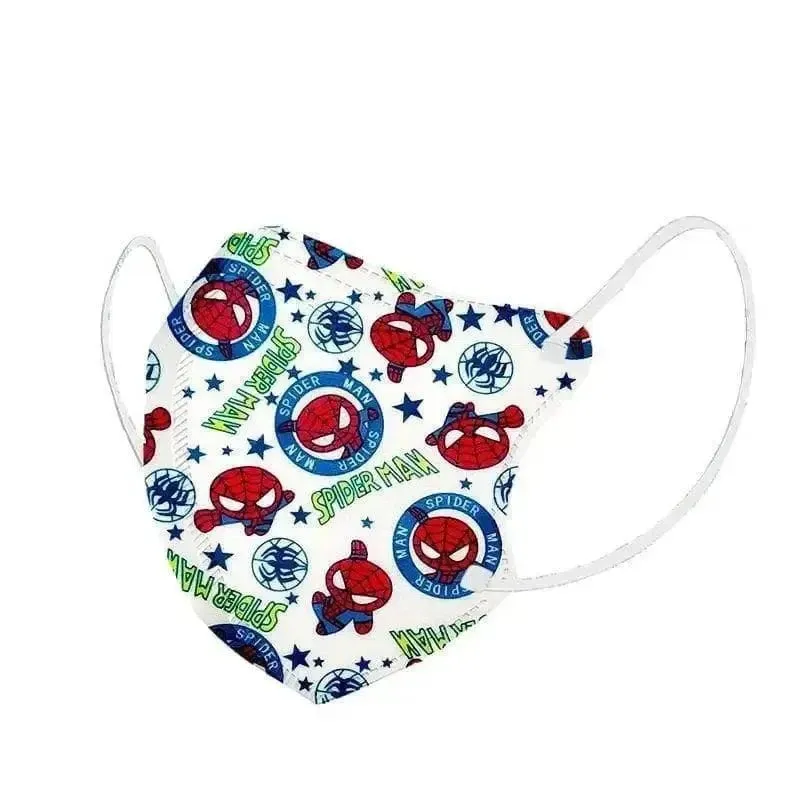 Kids KN95 Face Masks, K95 Disposable White-Spider-Man-30-Masks FuturePPE