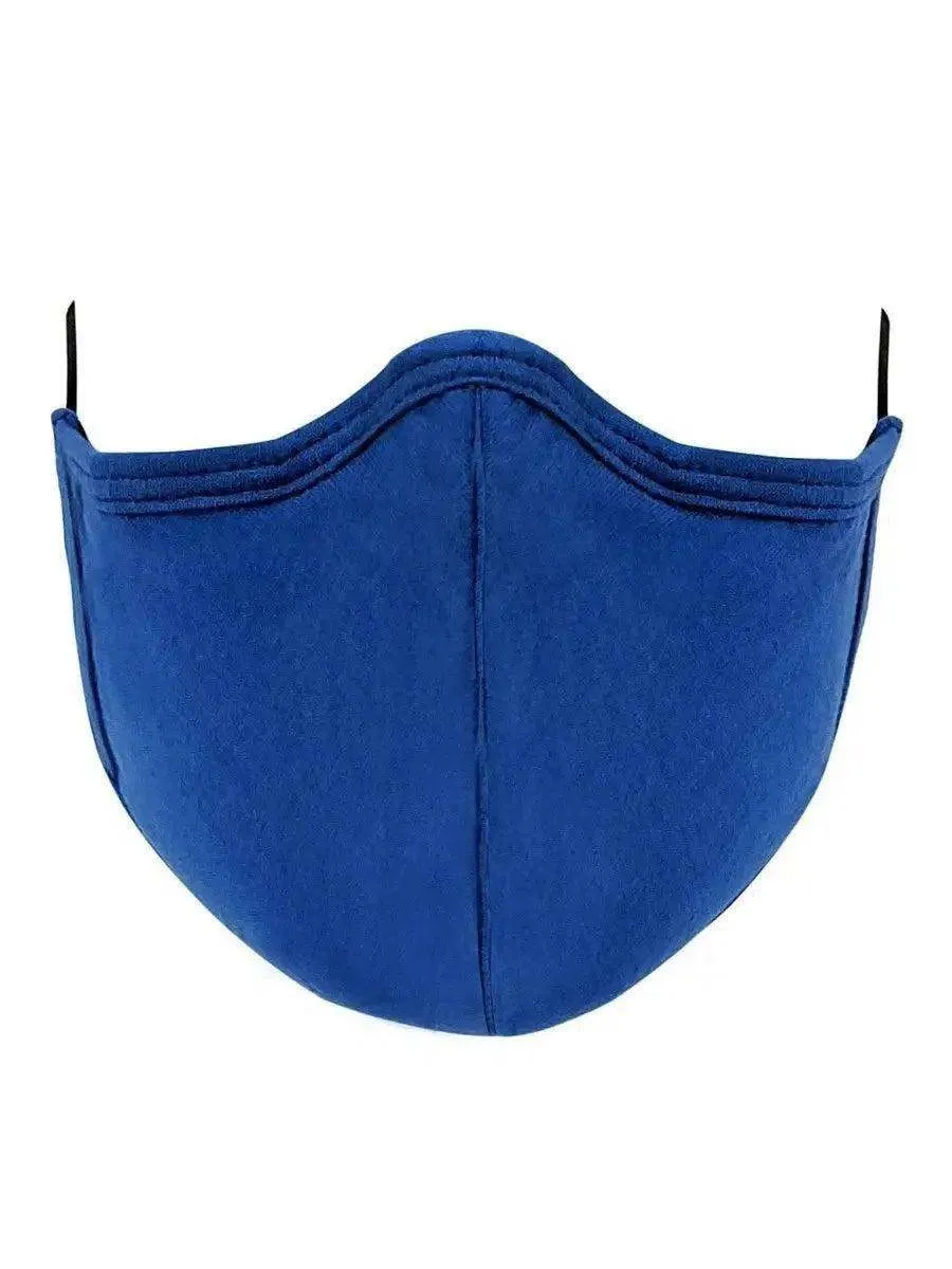 Reusable Cloth Cotton Face Mask, Blue, 5-Pack Face Cover  FuturePPE